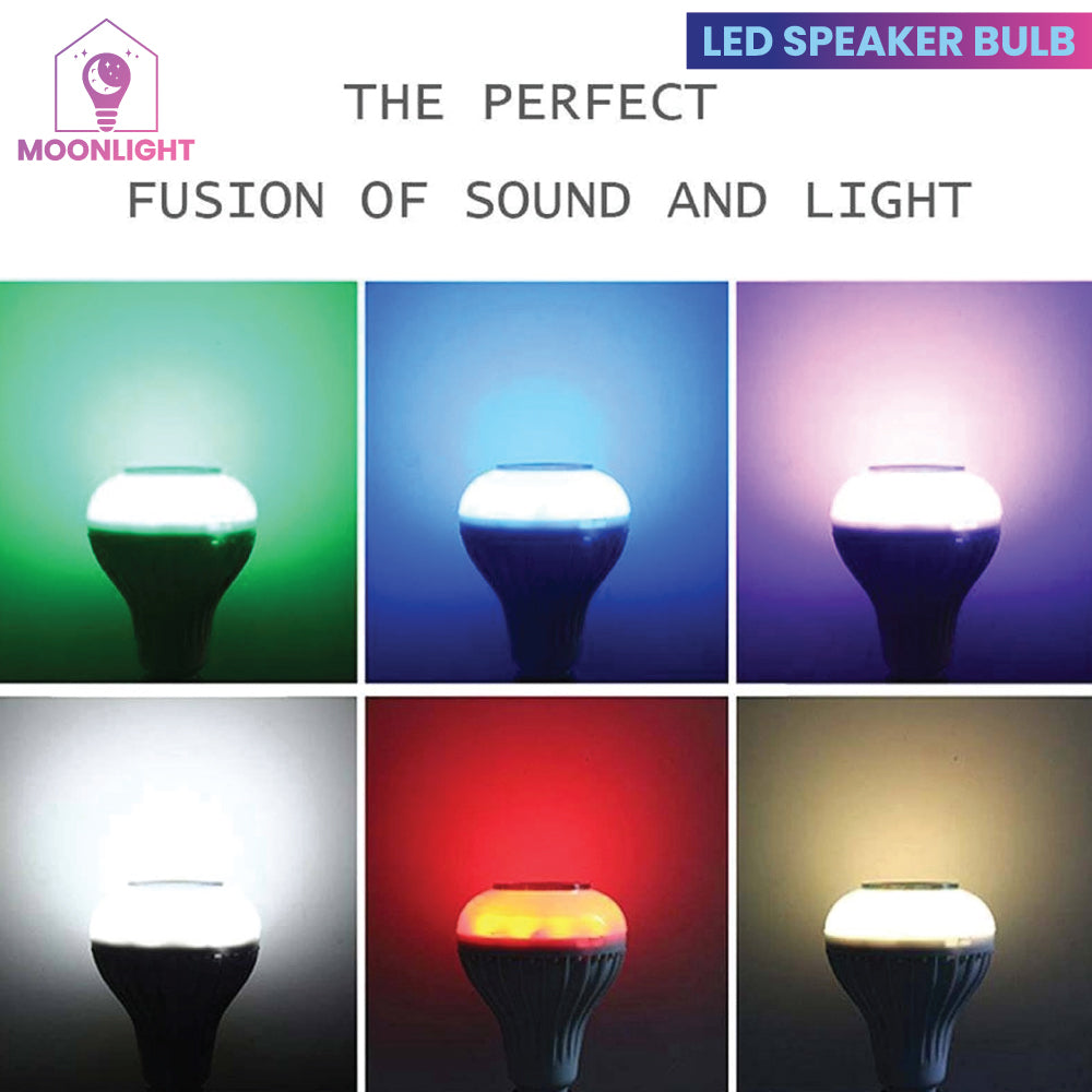 Bluetooth LED Speaker Bulb