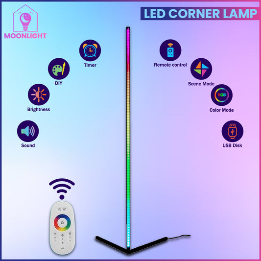 LED Corner Floor Lamp