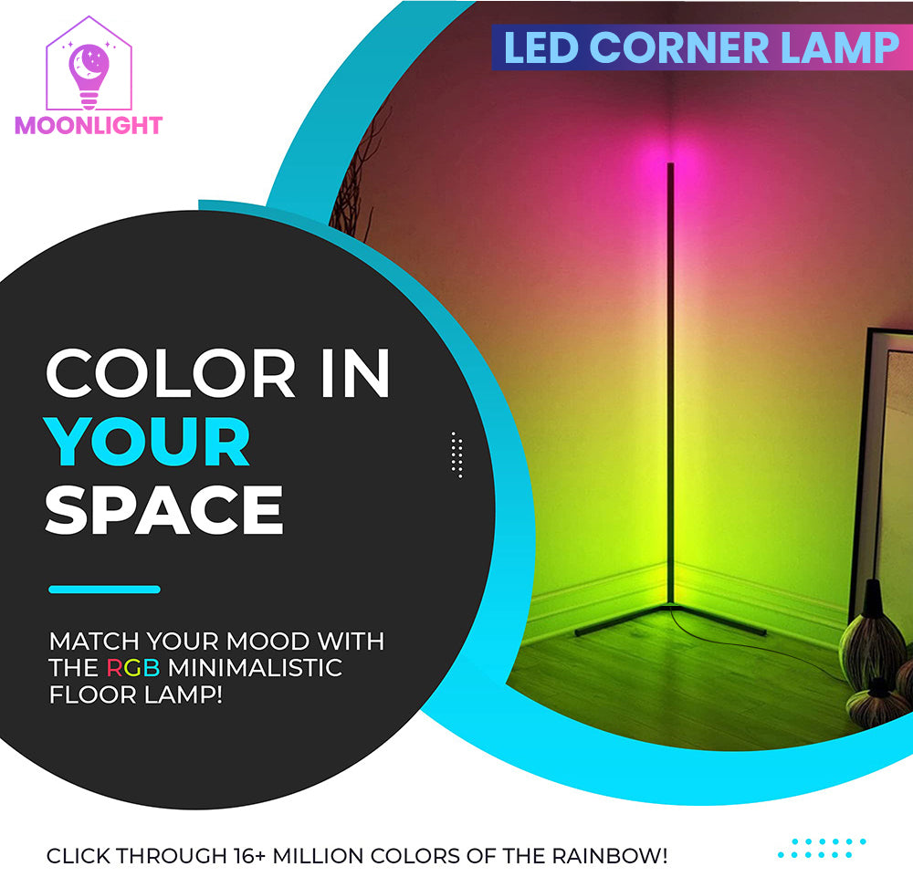 LED Corner Floor Lamp