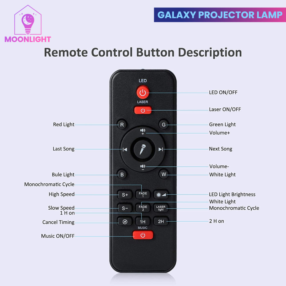 Galaxy Projector Night Lamp
