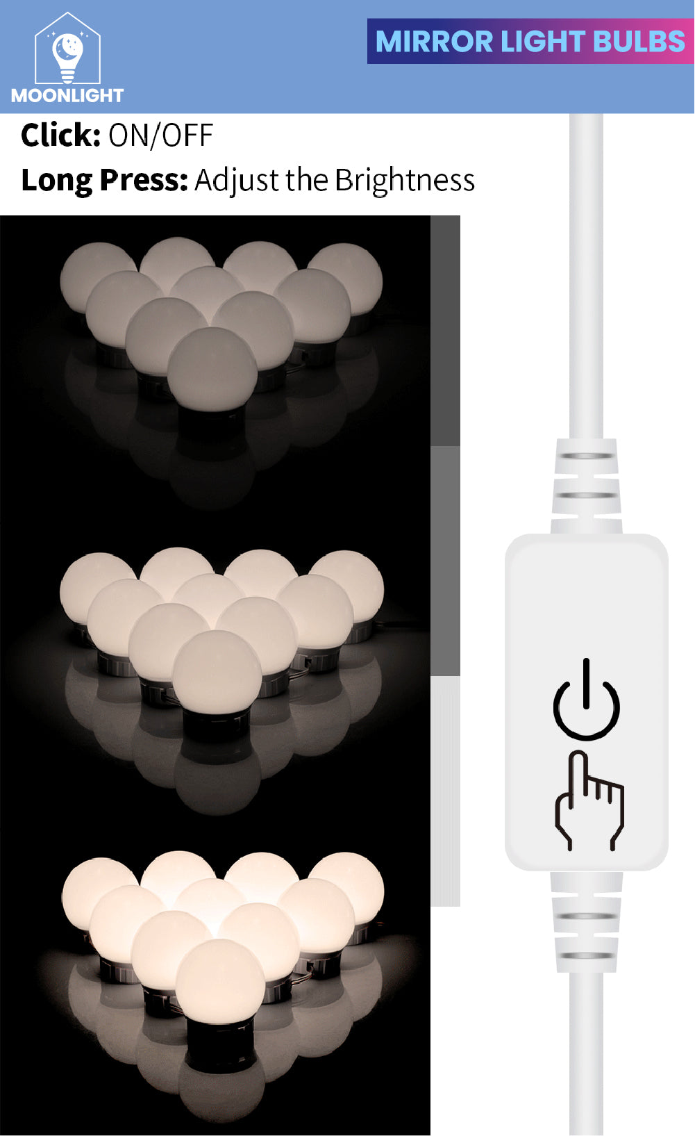 LED Mirror Light Bulb