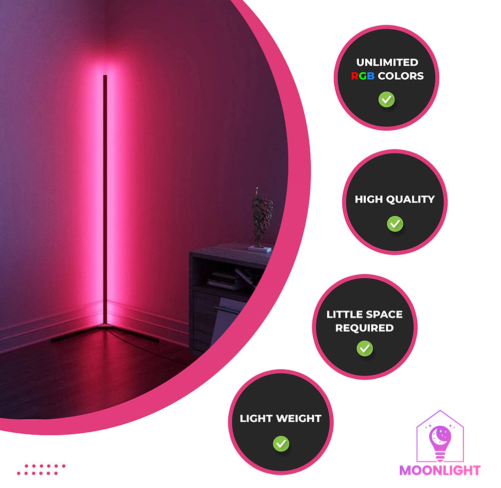 LED Corner Floor Lamp