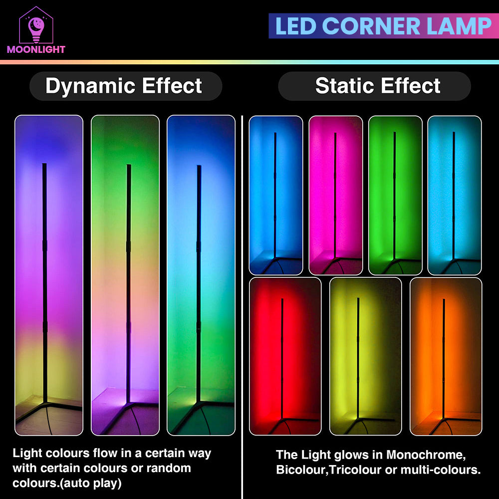 LED Corner Floor Lamp