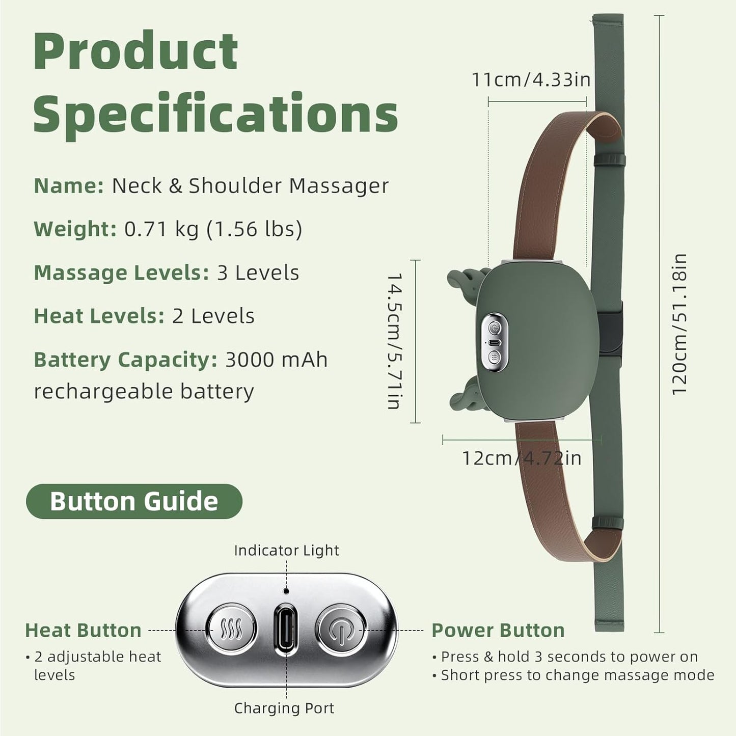 Neck Massager Upgraded Version