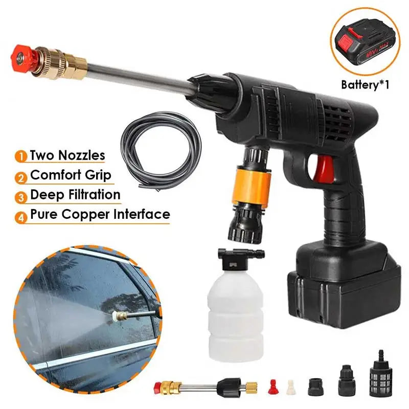 Wireless High Pressure Washer Gun | Wash Everything