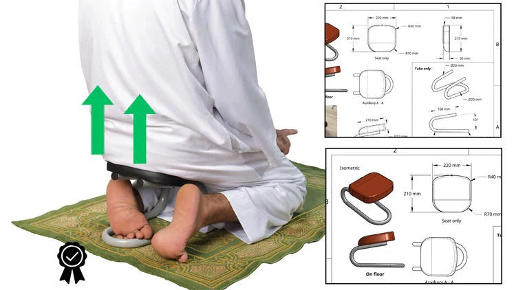 Portable Namaz chair For Knee Problems
